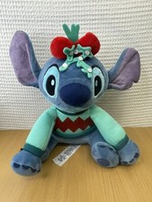 Lilo And Stitch-Festive Mistletoe Stitch Disney Shop Medium Soft Plush Toy