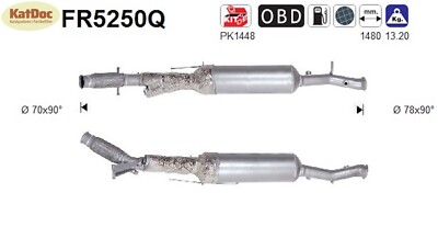   Ruß-Partikelfilter Citroen C5/DS 7,Opel Grandland,Peugeot,2.0,Silizium, Euro 6