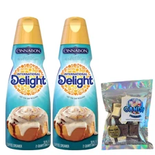 International Delight Cinnabon Cinnamon Roll Liquid Coffee Creamer 32 oz 2 Packs
