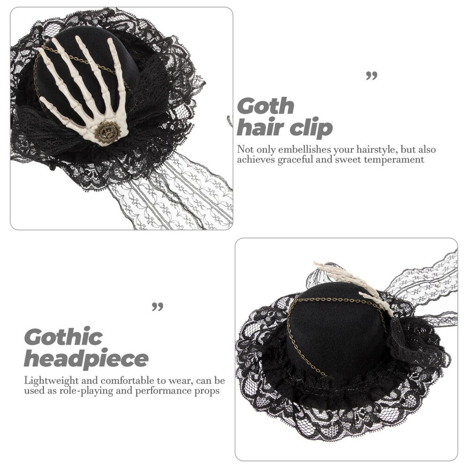 Punk Fascinator Hats for Women Hair Clip Top Tea Party Miss eBay