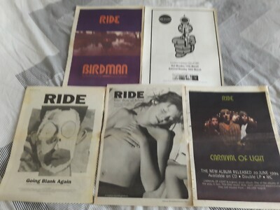 RIDE original advert / small poster BIRDMAN tarantula LEAVE THEM ALL BEHIND more