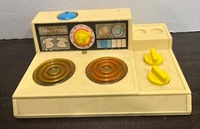 Fisher price Cook Top Stove Pretend Play Magic Burners Bell 919 Vintage 1978