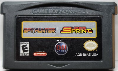 Spy Hunter/Super Sprint (Nintendo Game Boy Advance, 2005) Tested FREE SHIP   