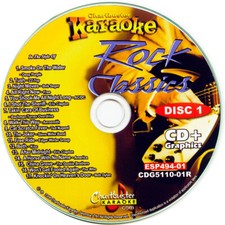ROCK CLASSICS KARAOKE CHARBUSTER CD G 5110 Disc-1 Aerosmith ,Kiss NEW IN SLEEVES
