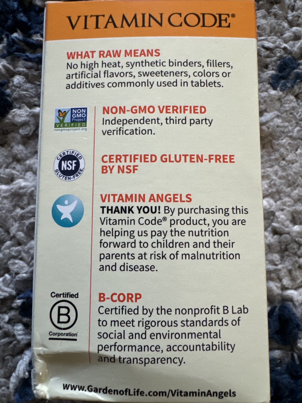 Garden of Life Vitamin Code RAW D3 5 000 IU 60 Vegetarian Capsules