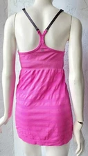 Lululemon Women's Ebb and Flow Tank Top Seamless Racerback Paris Pink Size 10