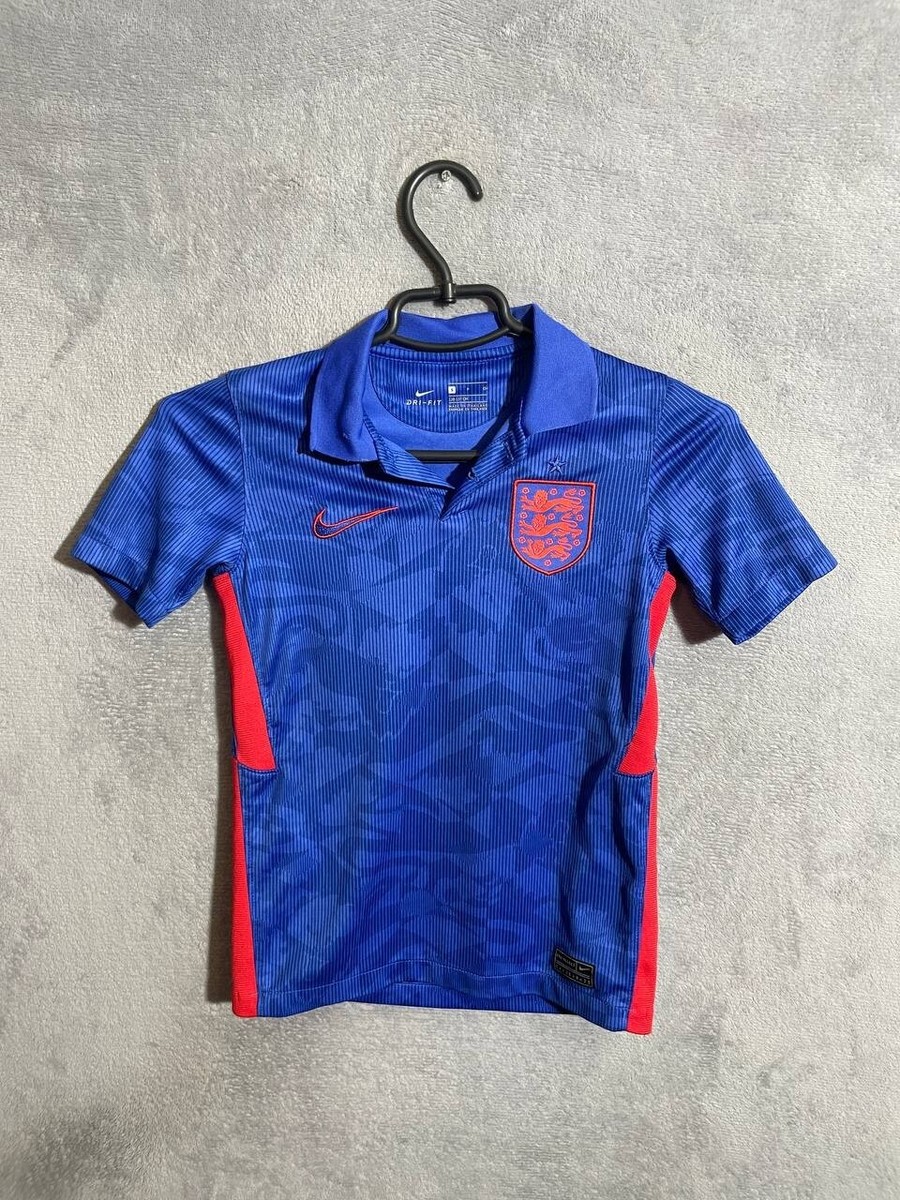 England Team Jersey Away football shirt 2020 2022 Nike Blue Young Size S