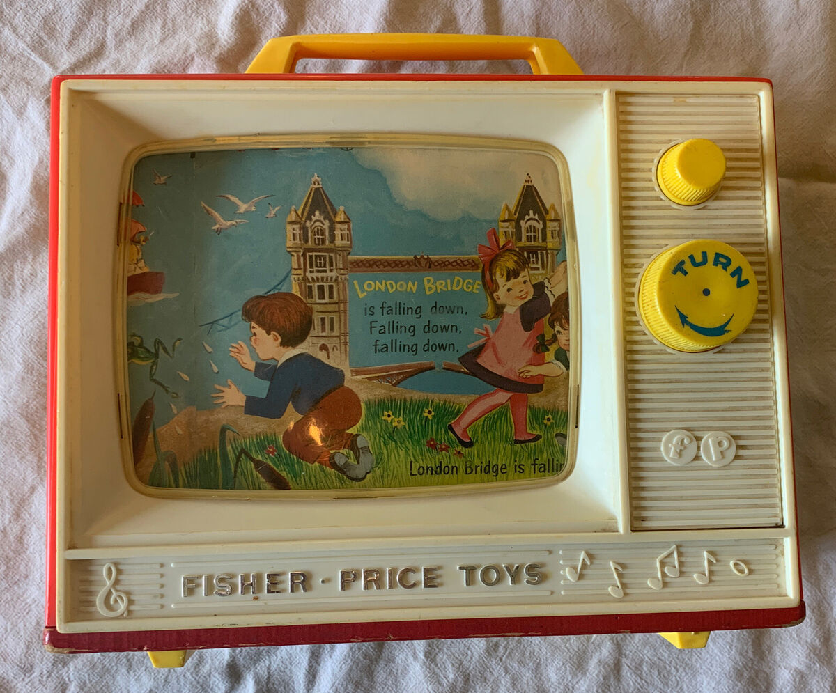 Vintage Fisher Price Toys 1966 Two Tune Giant Screen Music Vintage Fisher Price Toys 1966 Two Tune Giant Screen Music