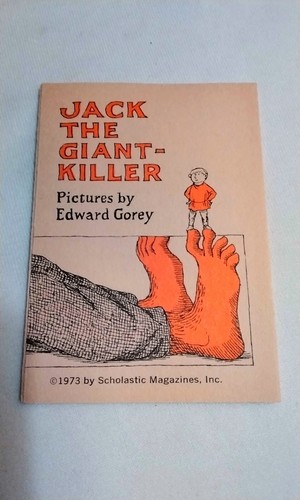 Edward Gorey *Jack the Giant-Killer* 1973 A Lucky Mini-Book