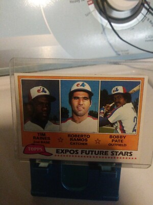 1981 Topps Tim Raines Rookie Card Montreal Expos #479 Well CENTERED!ex ...