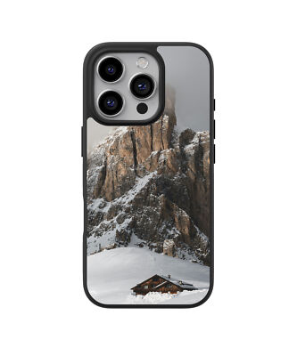 Sunny-Case 2D Case Handyhülle für iphone 8 PLUS Gebirge Schnee Haus Nr.654
