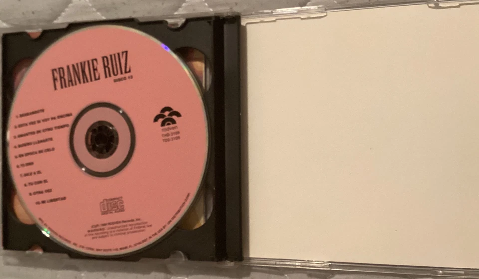Frankie Ruiz,Oro Salsero 20 Éxitos En Dos CDs Foto 4 de 4