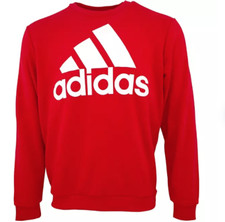 ADIDAS Mens Essentials Big Logo L/S SWEATSHIRT 3 Colors  S M L XL NWT