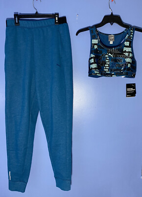 RARE! Puma Women s Workout Outfit Combo! Bra (Size Medium) Shorts (Size Medium)