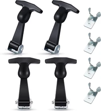 Elastic Stainless Steel Rubber Hood Catch Flexible T-Handle Hasp Rubber Flexible