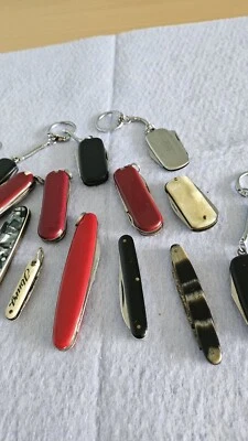 Taschenmesser Klappmesser Schlüsselanhänger 15 Stück Konvolut - Bild 1 von 3