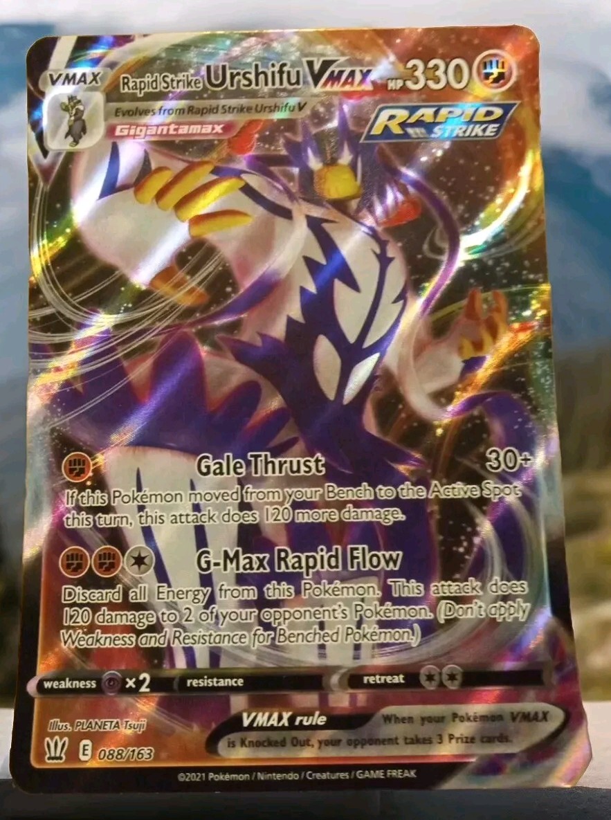 Rapid Strike Urshifu VMAX JUMBO Promo Card 088/163 Pokemon | eBay