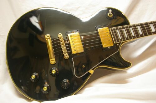YAMAHA SL-650 Electric Guitar Les Paul Type Black with Gig Case 1976-1979 - Picture 1 of 11