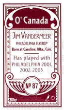 2003-04 Topps C55 Minis O Canada Red #87 Jim Vandermeer