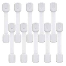 10 Pack Child Safety Cabinet Locks Heavy Duty Drawer Locks Baby Proof Latch Draw