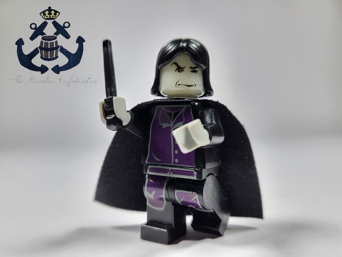 LEGO Minifigure 2000s Harry Potter Professor Severus Snape + Wand