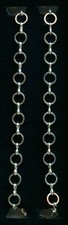 Decorative Adjustable Fashion Bra Straps-Metal-Antique Gold-Trendy Circles