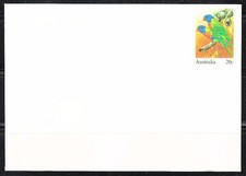Australia mint original stamp cover Birds Rainbow Lorikeet Bluey **