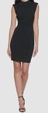 Guess Women's Black Bandage Sweater Knit Bodycon Dress Size S