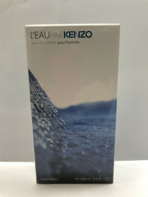 L'Eau Par Kenzo Pour Homme 3.4 oz/100 ml Eau de Toilette Spray, Old Formula 2006