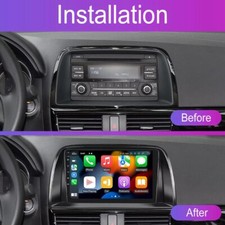 Copertura Console Centrale In Metallo Rosso – Per Mazda 3, 6, CX-5, CX-9 (2016-2020) – Pulsante Freno A Mano Elettronico - 4