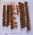 World Coin Lot: $34.28 Face Value of Canadian Cents and Nickels