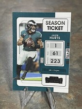 2021 Panini Contenders JALEN HURTS Season Ticket #79 Football Card - EAGLES