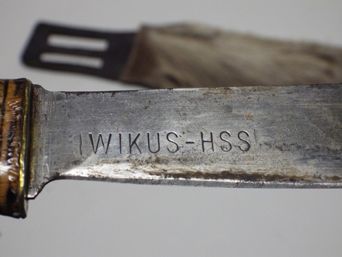 VINTAGE SIGNIERTES JAGDMESSER PUUKKO 100% HANDMADE WIKUS-HSS Klinge - Bild 8 von 9