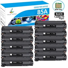 10PK CE285A 85A Toner Cartridge 285A For HP LaserJet P1102W M1132 M1212NF P1102