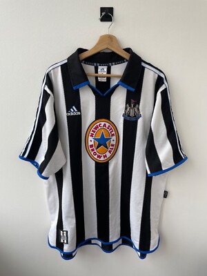 NEWCASTLE UNITED 1999/2000 HOME SHIRT FOOTBALL JERSEY CAMISETA