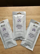 3X IKOO  Infusions Treatment Wrap Hair Mask Conditioning Salon Professional New