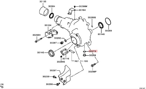 TRANSFER PLUG WASHER GASKET FOR MITSUBISHI OUTLANDER CW1W MK2 2.2 DiD - Picture 2 of 7