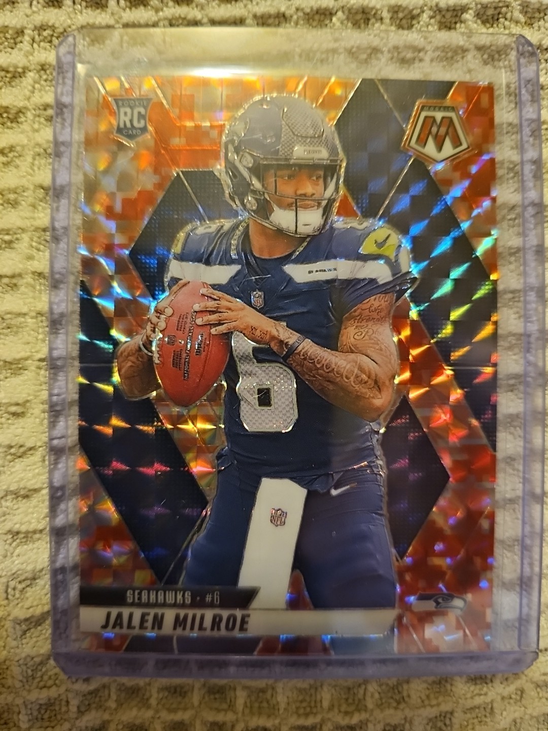 2025 Mosaic Jalen Milroe #322 Red Camo (RC)