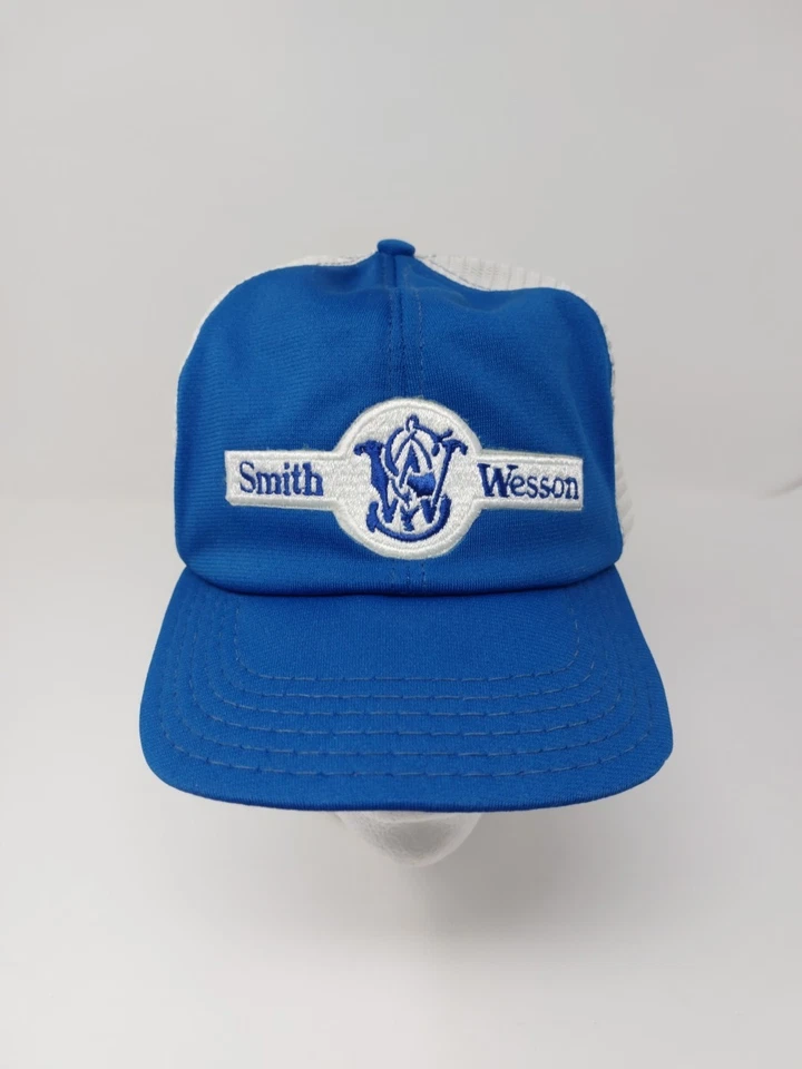 Sombrero de Camionero Smith & Wesson Snapback Hecho en EE. UU. Senco Parche Bordado Logo Foto 2 de 4