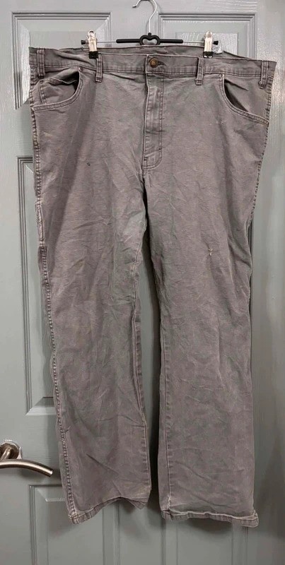 Dickies Genuine Grey Canvas Work Trousers W44 L32