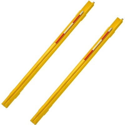 Volleyball Antenna Set with Fiberglass Poles and Sleeves for Indoor and Beach...