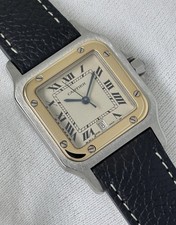 Cartier Santos Galbee 29mm Steel 18k Gold Gents Watch Quartz 1566 2026 Service