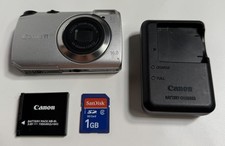 Canon PowerShot A3300 IS 16.0MP Digital Camera With Charger  SD Card - Silver