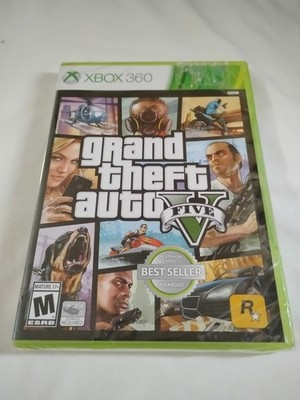 Grand Theft Auto V (Microsoft Xbox 360, 2013) Brand New Sealed