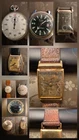 Vintage watch lot Bulova Hamilton Timex 10k GF & 14k solid