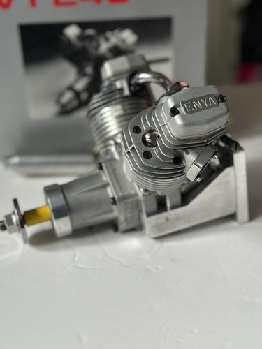 VT 240 Enya V Twin Four Stroke Glow Engine Rare Custom Version Machined Cylinder - Picture 13 of 24