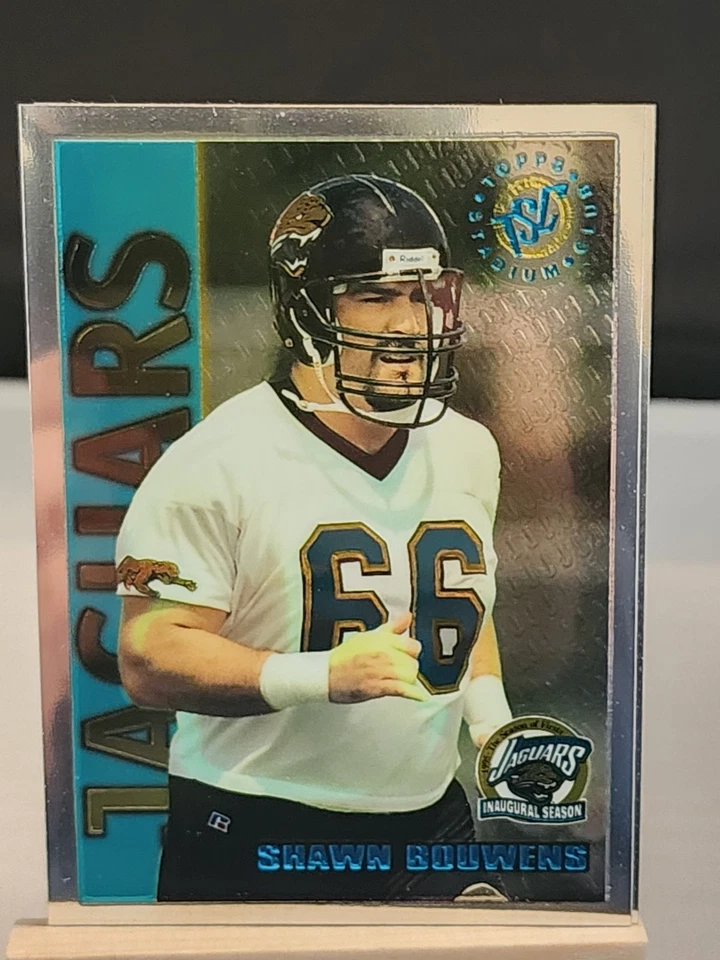 Tarjeta de canje de expansión 1995 Stadium Club Chris Hudson Jacksonville Jaguars Foto 2 de 4