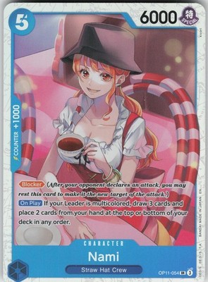 Foil Nami OP11-054 SR Learn Together Deck Set