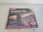New sealed Alphabetical File Letter w/Flap and Elastic Closure Size 10x12" UPC 1 — photo 1