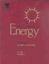Encyclopedia of Energy Hardcover Cutler J., Ayres, Robert U. Clev